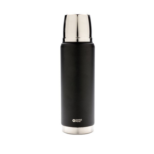 Černá termoska z nerezové oceli XD Design, 500 ml