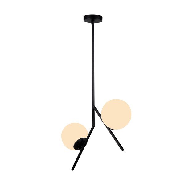 Černé závěsné svítidlo Squid Lighting Diagonal, výška 74 cm-image-3