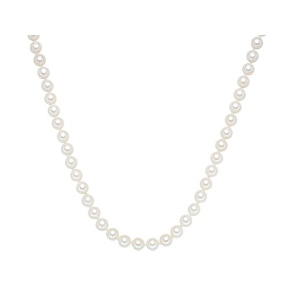 Náhrdelník s bílými perlami Perldesse Muschel, ⌀ 0,8 x délka 50 cm