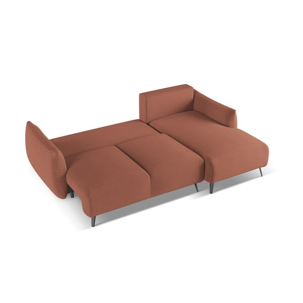 Růžová rohová pohovka (pravý roh) Malie – Makamii-image-3