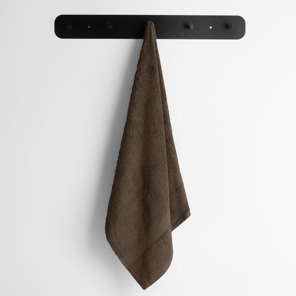 Tmavě hnědá osuška DecoKing Bamby Brown, 70 x 140 cm-image-2
