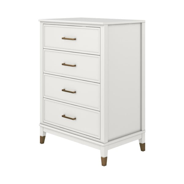 Bílá komoda CosmoLiving by Cosmopolitan Westerleigh, 75 x 106 cm-image-3