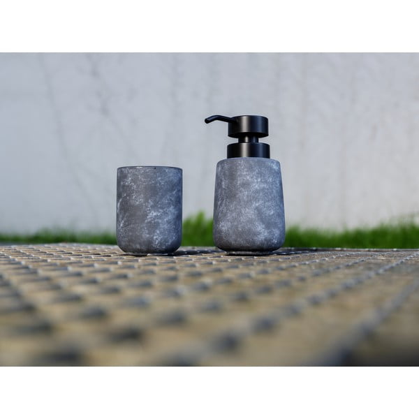 Šedý keramický dávkovač mýdla 400 ml Sacile – Wenko-image-1