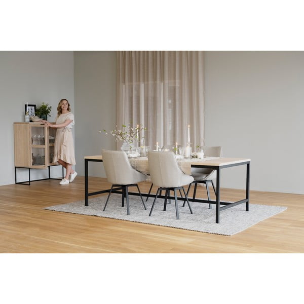 Béžová otočná židle Rowico Alison-image-2