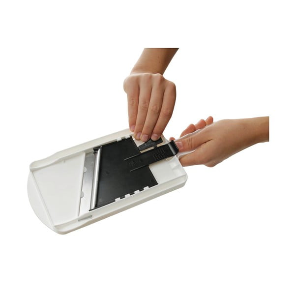 Bílo-černý nastavitelný kráječ na zeleninu Fackelmann Food & More-image-2