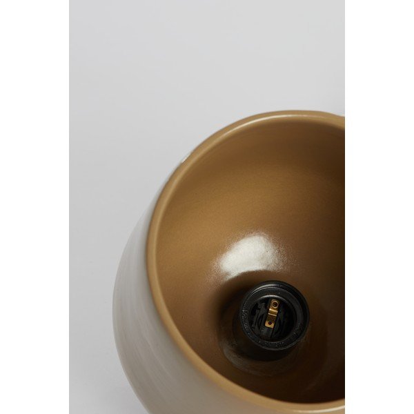 Hnědé stropní svítidlo s keramickým stínidlem ø 18 cm Dena – Light & Living-image-1