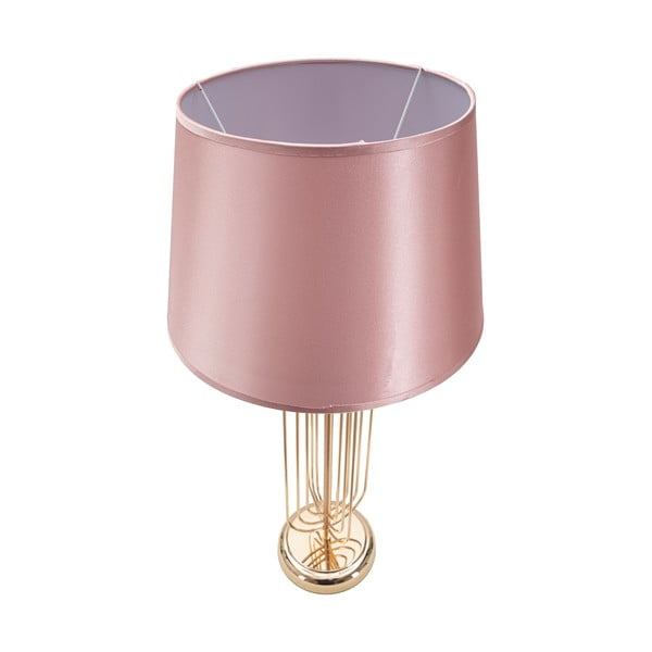 Růžová stolní lampa Mauro Ferretti Krista, výška 64 cm-image-2
