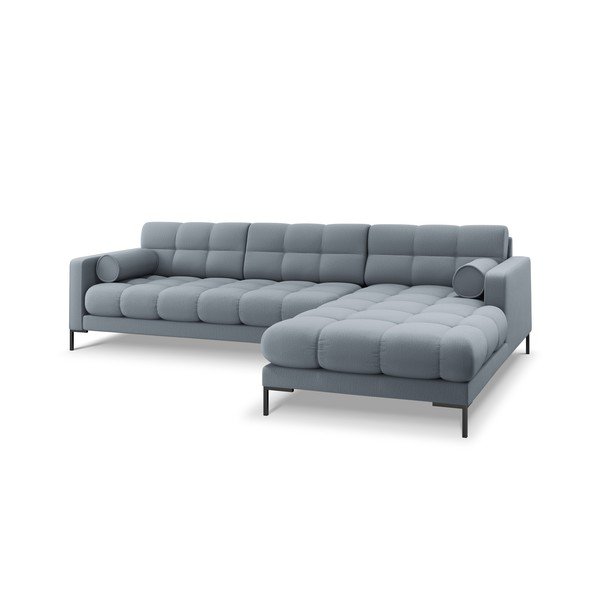 Světle modrá rohová pohovka Cosmopolitan Design Bali, pravý roh-image-3