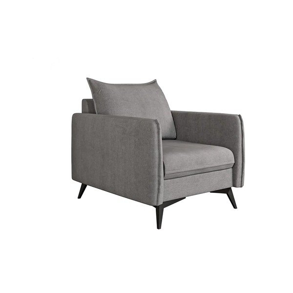 Šedé křeslo Juli Bis – Ropez