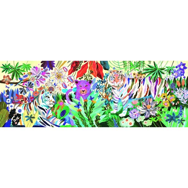 Dětské puzzle Djeco Duhoví Tygři