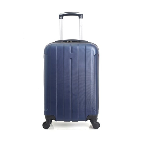 Modrý cestovní kufr na kolečkách Hero Fogo, 36 l