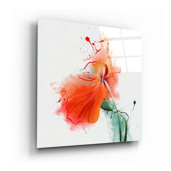 Skleněný obraz Insigne Flower, 100 x 100 cm