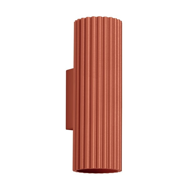 Nástěnné svítidlo v cihlové barvě Gleam – Nice Lamps