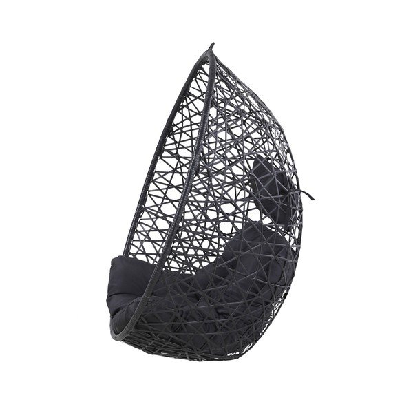 Černé zahradní závěsné křeslo bez stojanu Bonami Selection Costelo-image-3