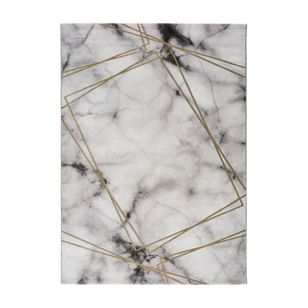 Šedo-bílý koberec Universal Artist Marble, 160 x 230 cm