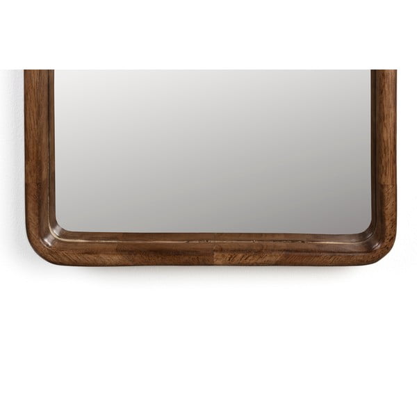 Nástěnné zrcadlo s dřevěným rámem 34x120 cm Nyko – White Label-image-3