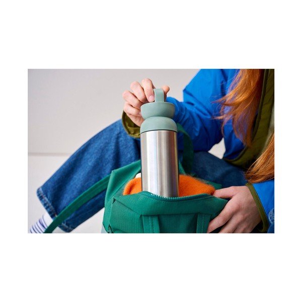 Termoláhev z nerezové oceli ve stříbrné barvě/šalvějově zelená 500 ml Ellipse – Mepal-image-2