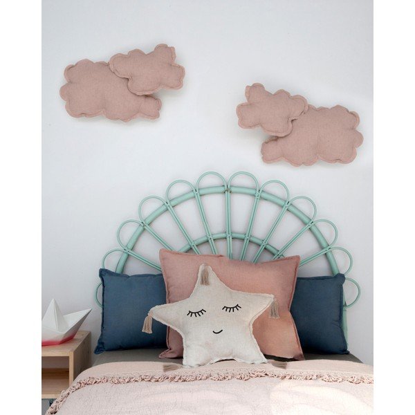 Růžový dekorativní polštář Little Nice Things Cloud-image-1