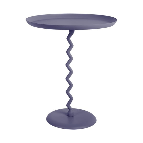 Kovový kulatý odkládací stolek ø 44 cm Zig Zag – Leitmotiv