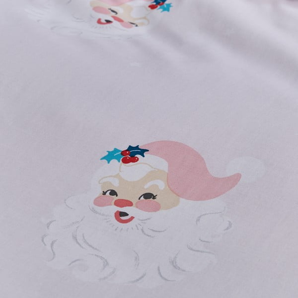 Růžové povlečení na dvoulůžko 200x200 cm Vintage Christmas Santa – Catherine Lansfield-image-4