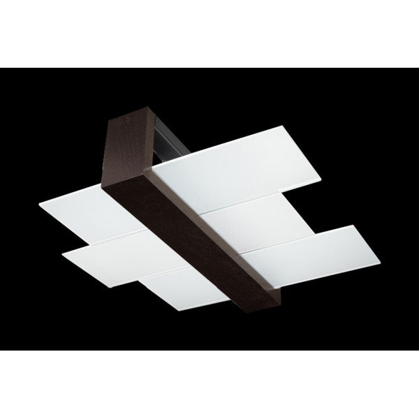 Hnědé stropní světlo Sollux Leda-image-1