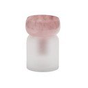 Růžová skleněná váza (výška 19 cm) Kelse – Kave Home