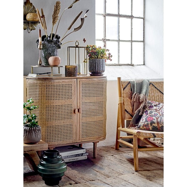 Křeslo s výpletem v přírodní barvě Lennox - Bloomingville-image-2