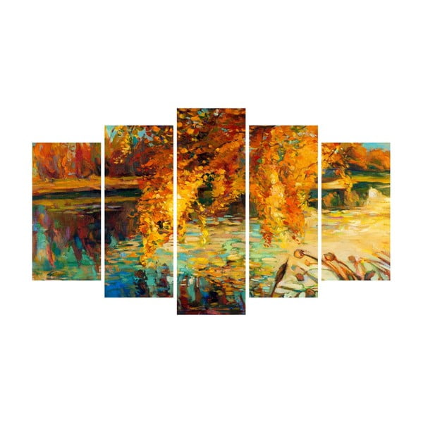 Vícedílný obraz na plátně Lake Landscape