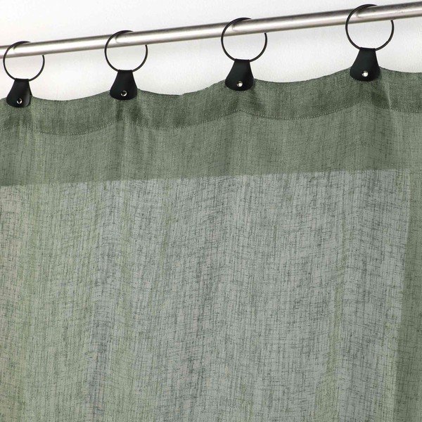 Khaki voálová záclona 140x240 cm Linka – douceur d'intérieur-image-1
