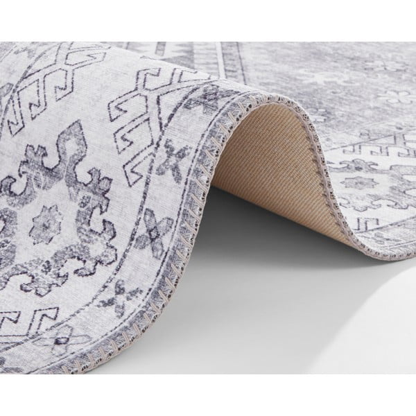 Světle šedý běhoun Nouristan Gratia, 80 x 200 cm-image-3