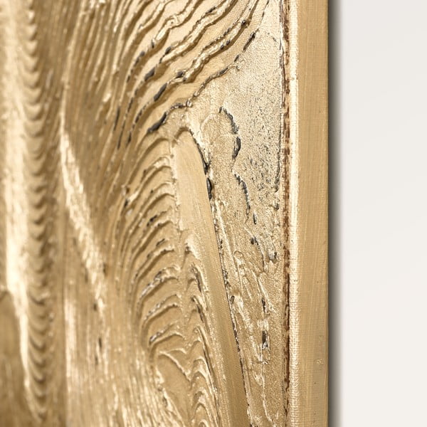 Ručně malovaný obraz 88x118 cm Metallic Champagne – Malerifabrikken-image-2