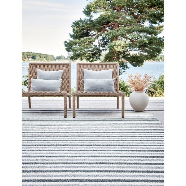 Zeleno-krémový vnitřní a venkovní koberec 70x120 cm Teo Sage – Pappelina-image-3