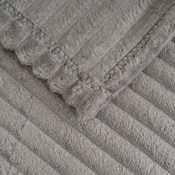 Šedá deka z mikroplyše 130x160 cm Fur Velvet – Casa Selección-image-1