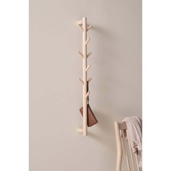 Nástěnný věšák z borovicového dřeva ve světle přírodní barvě 21 cm Eddison – Jotex-image-1