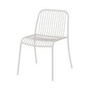 Světle šedá kovová zahradní židle Yua Wire – Blomus