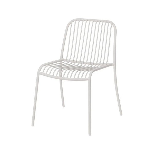 Světle šedá kovová zahradní židle Yua Wire – Blomus