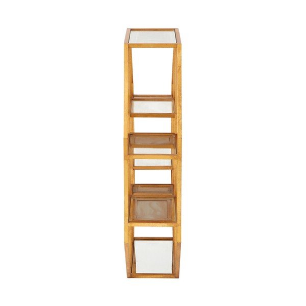 Patrová kovová police v přírodní barvě 92 cm Zariah – Premier Housewares-image-4
