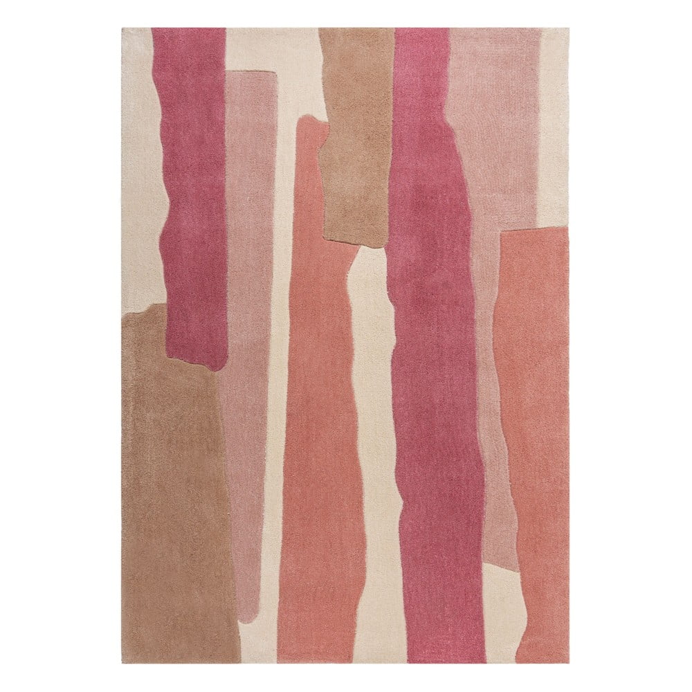 Šedo-růžový koberec Flair Rugs Escala, 120 x 170 cm
