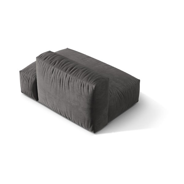 Šedý sametový modul pohovky (pravý roh) Martina – Micadoni -image-2