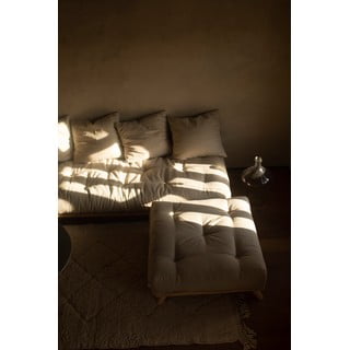 Podnožka Karup Design Senza Natural Clear/Petroleum