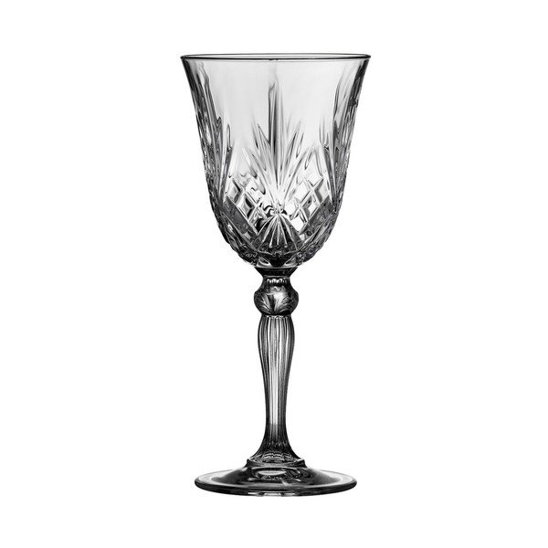 Skleničky v sadě 4 ks na víno 270 ml Melodia – Lyngby Glas