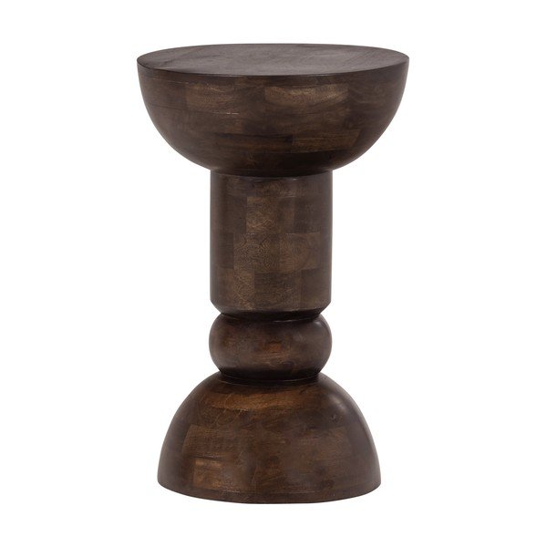 Kulatý odkládací stolek z mangového dřeva ø 46 cm Emel – WOOOD