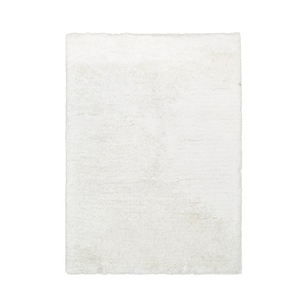 Ručně tuftovaný bílý koberec Bakero Mabel White, 80 x 150 cm