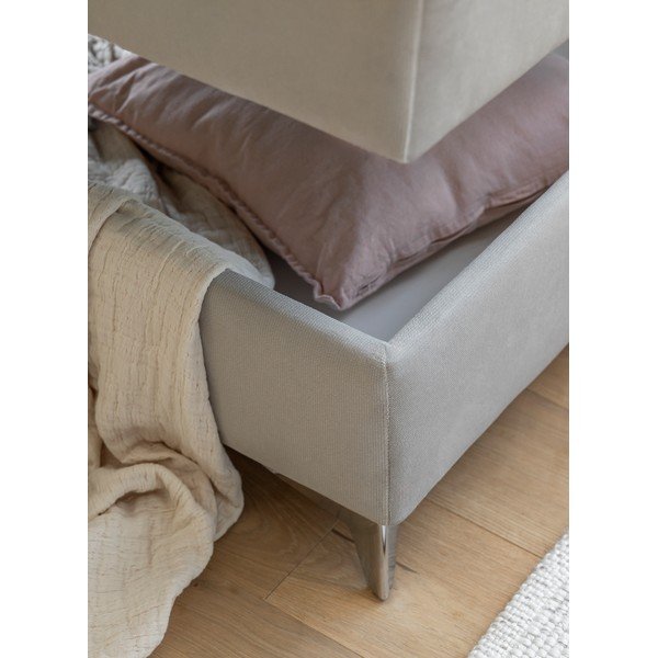 Žlutá sametová rozkládací/s úložným prostorem rohová pohovka (pravý roh/do L) Laurence – ELTAP-image-4