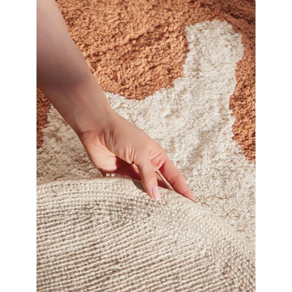 Oranžový/krémový pratelný/ručně tkaný bavlněný dětský koberec 140x200 cm Snuggle Doro – Hanse Home-image-4