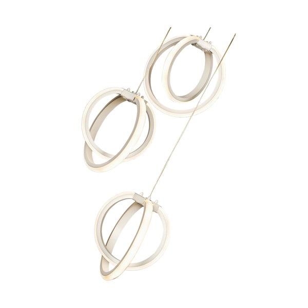 Bílé kovové LED závěsné svítidlo ø 20 cm Sezen – Squid Lighting-image-3