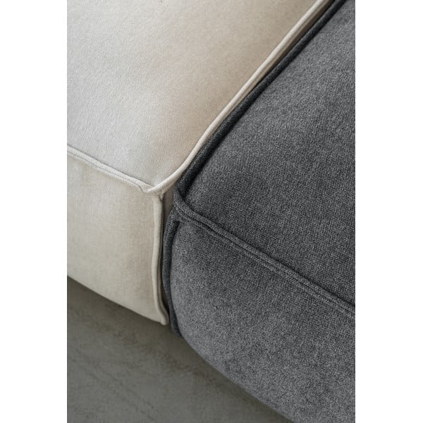 Šedý modul pohovky (levý roh) Flex Felix – Miuform-image-3