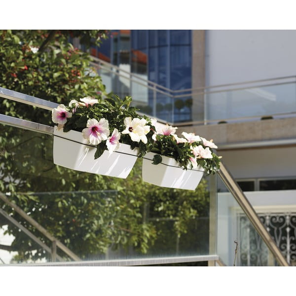 Samozavlažovací truhlík z recyklovaného plastu 50 cm Capri – Artevasi-image-1