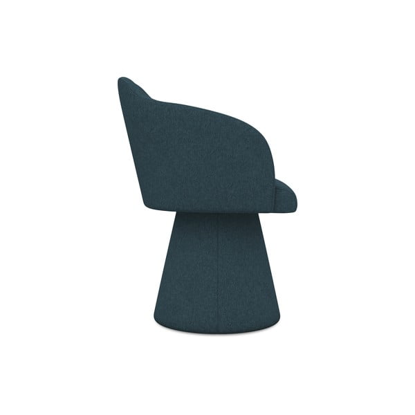 Čalouněné jídelní křeslo v petrolejové barvě Kanoa – Makamii-image-2