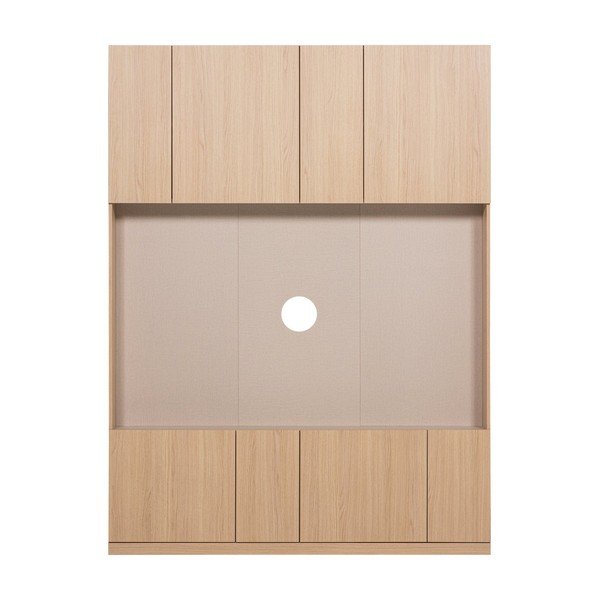 Modulární tv sestava v přírodní barvě 160x215 cm Build – WOOOD